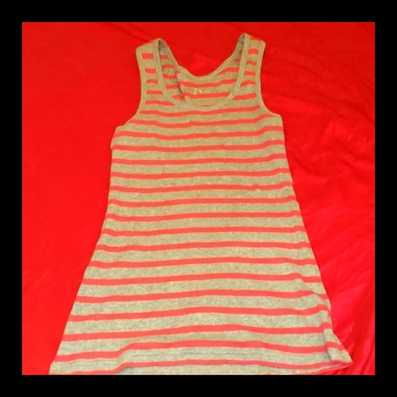 Gap Grey & Pink Striped Tank - Picture 7 of 7
